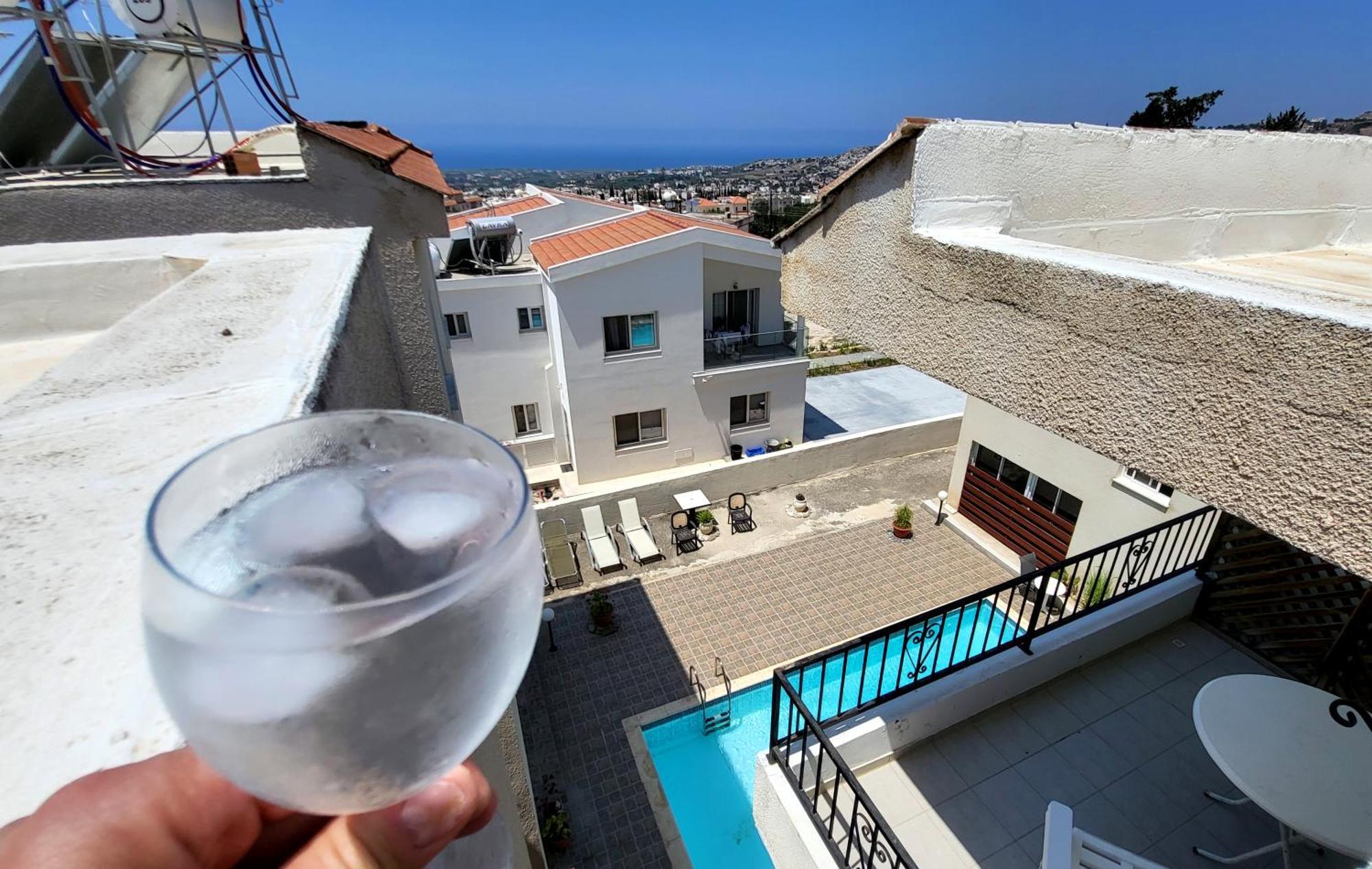 Ferienwohnung Calm Seaview Nest In Peyia Exterior foto